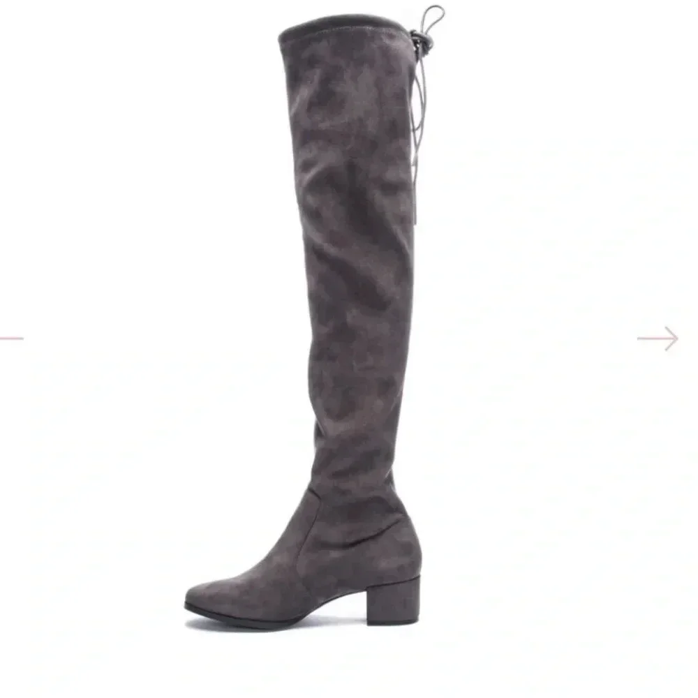 Chinese Laundry Mystical Over-The-Knee Boots Gunmetal - 6M